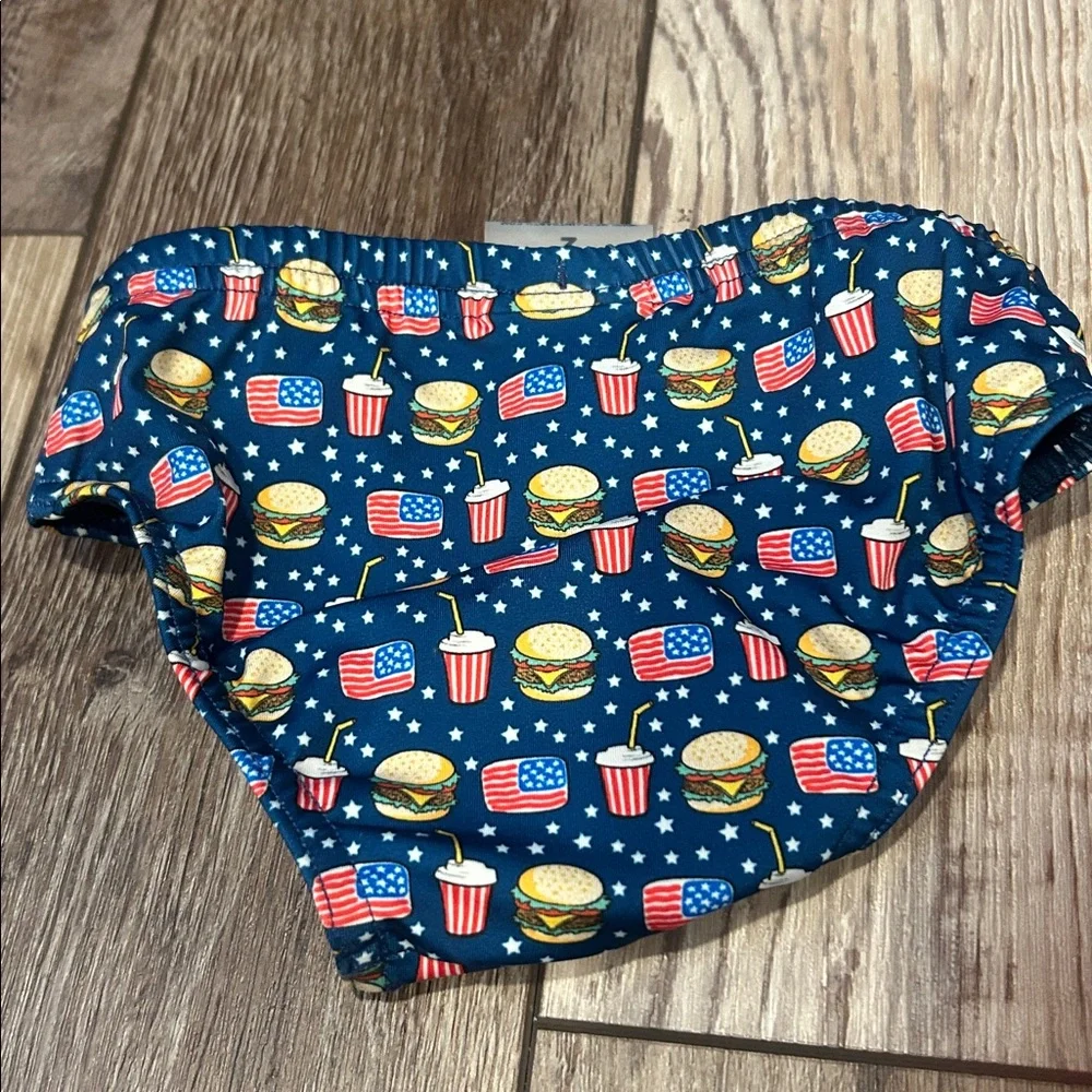 MC2 Saint Barth Blue Swim Briefs Size 2 🍔 🇺🇸